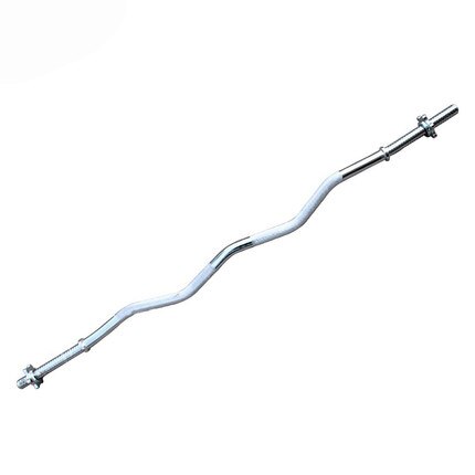 1.2m Barbell lever curved rod can be used with dumbbells men's barbell weight lifting equipment fitness equipment straight bar: 1.2m Curved pole