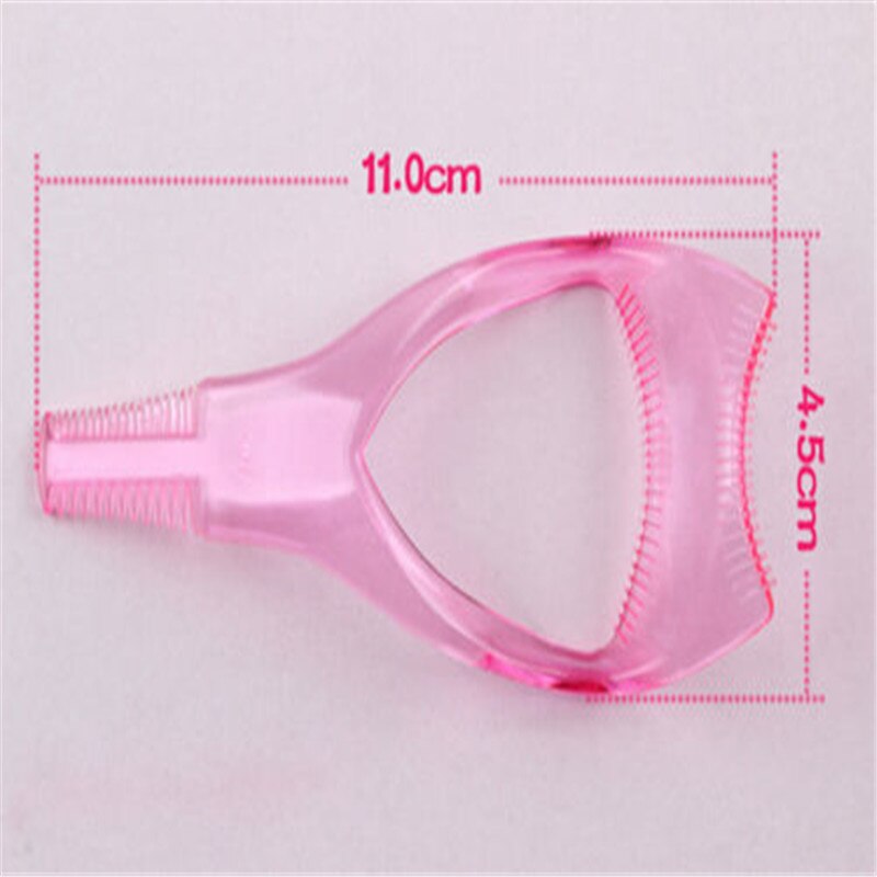 3 in1 Eye Make Mascara Shield Wimper Kam en Eyeliner Guide Tool Beauty Essentiële