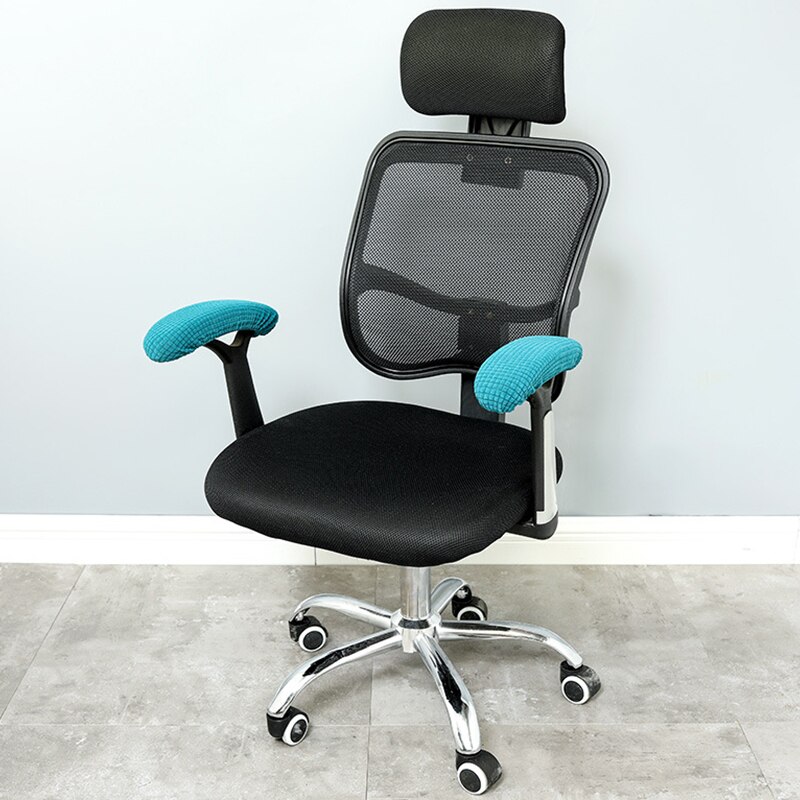 Housse de protection pour accoudoirs de chaise, extensible, anti-poussière, bras coudé, pour ordinateur de bureau
