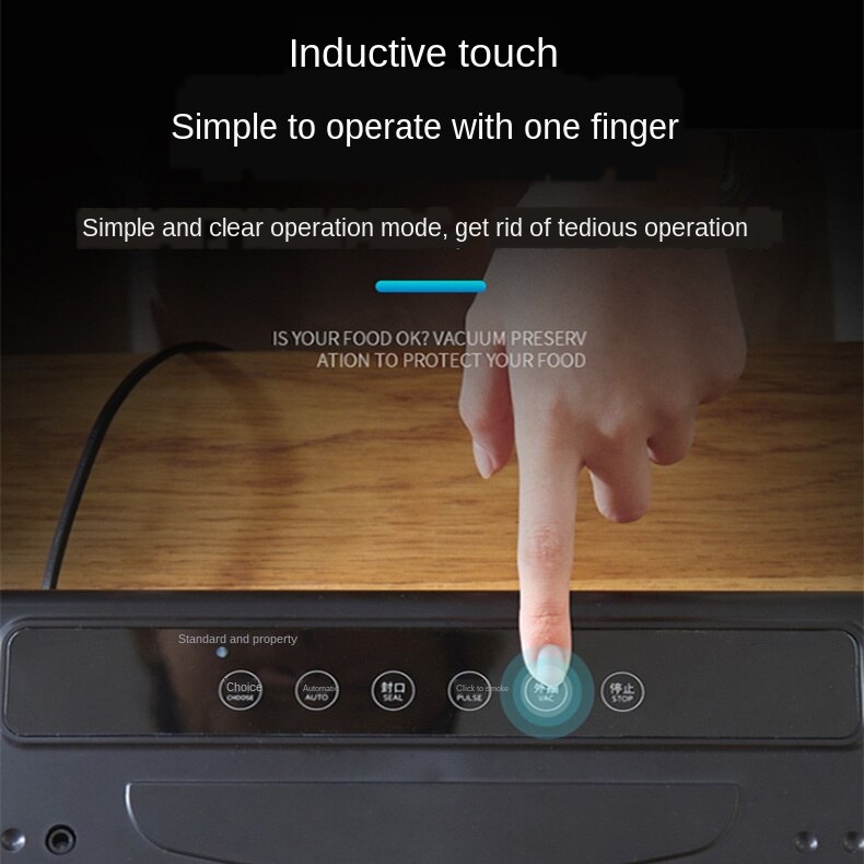 Sealing Machine Food Packaging Machine Small Household Commercial Vacuum Machine Sealing Machine Machine External Pumping