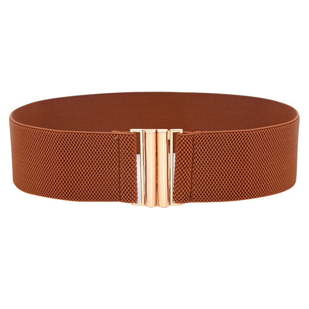 Wide Elastic Belt Lady Wide Belts Women Wide Elastic Belt Buckle Waist Dress Stretch Adornment For Women Waistband #Y7