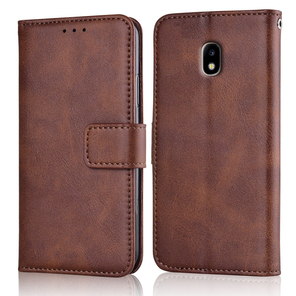 Flip Leather Wallet Case for On Samsung Galaxy J7 J730 SM-J730 Case Back Cover Case For Samsung J7 J730F Phone Cover