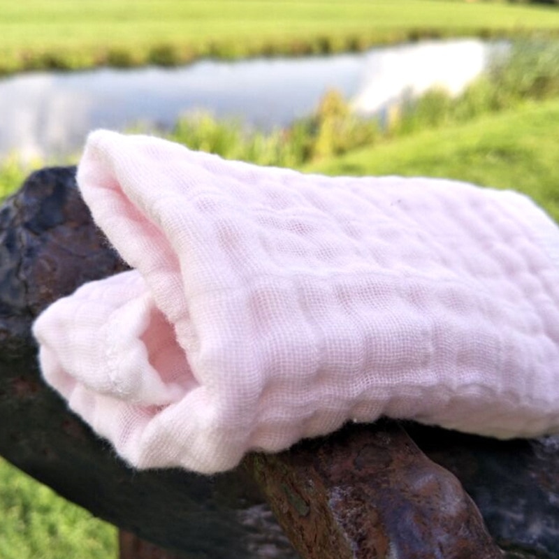 Baby Towel Cotton Square Muslin Baby Towels 6 Layers Water Washing Handkerchief Newborn Baby Nursing Towel 30*30cm