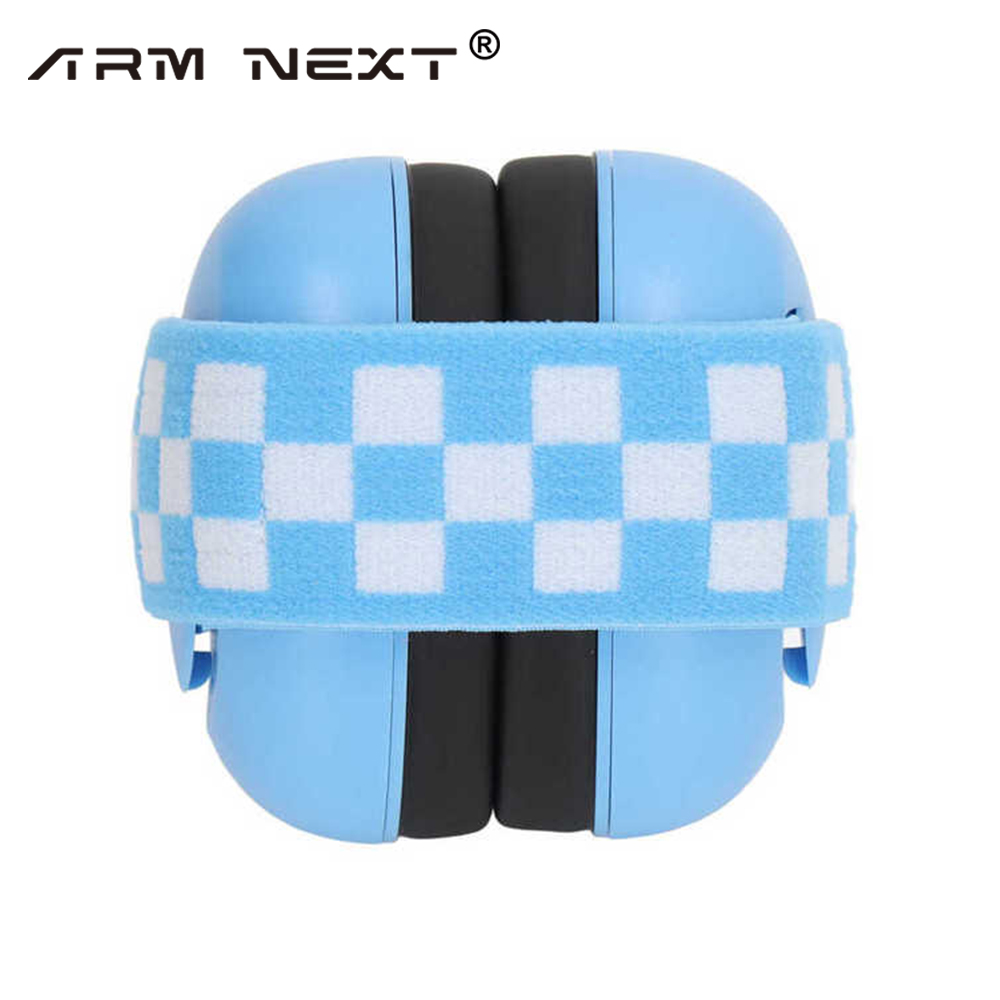 Child Baby Hearing Protection Safety Ear Muffs Kids Noise Cancelling Headphones Sleeping Earplugs Child Earmuff: Blue