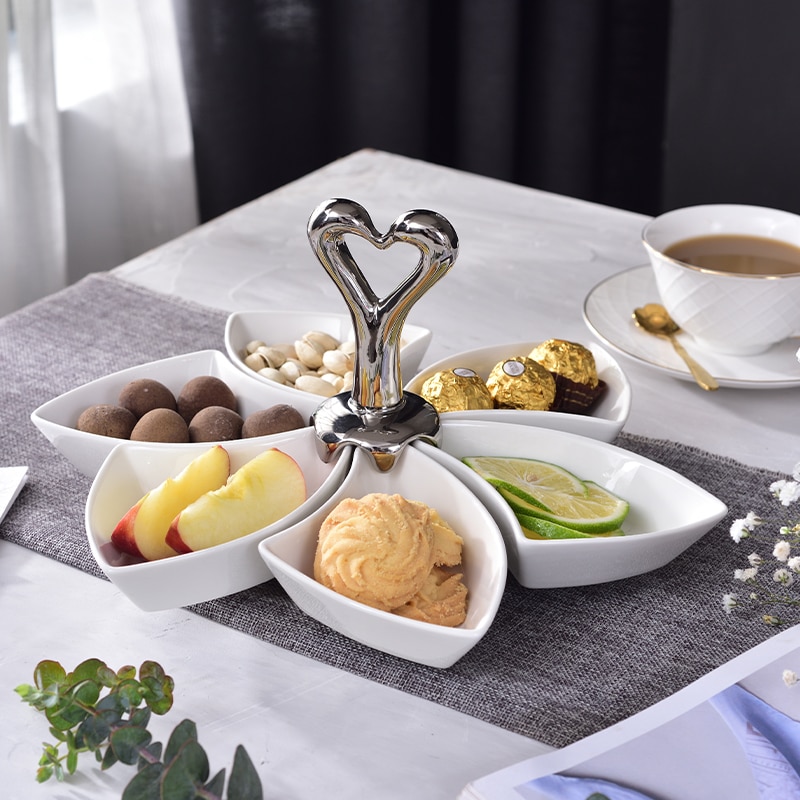 Plato de cerámica para el hogar, vajilla creativa de cerámica para el hogar, vajilla de cocina para comedor WY5