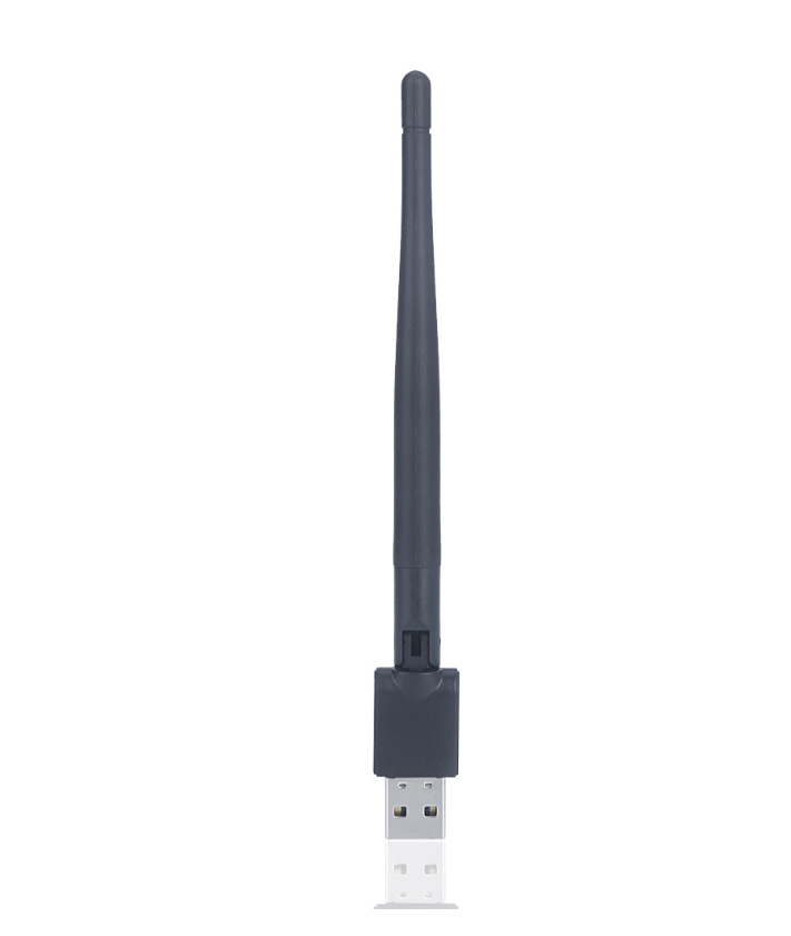 Adaptador Wifi Sem Fio 150 Mbps Antena 20dBm Dongle USB Receptor de TV Wifi MT7601 RTL8188 Placa de Rede 802.11b/n/g para Receptor de TV: Default Title