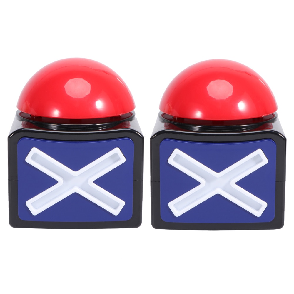 2Pcs Game Answer Buzzer TV Show Sound Button Electronic Sounding Toy for TV Show Game