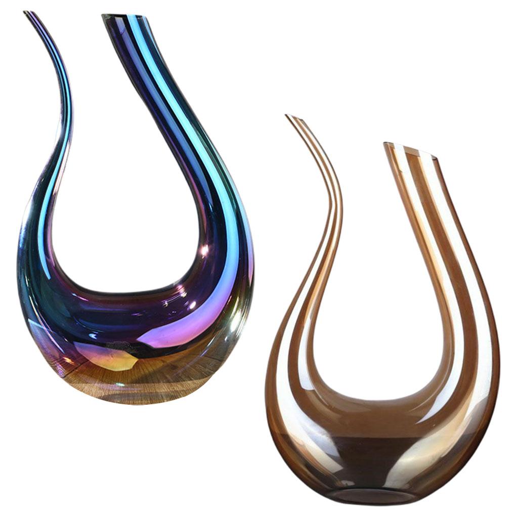 Carafe à vin en verre en forme de U, 1500ml, pour Restaurant et cuisine