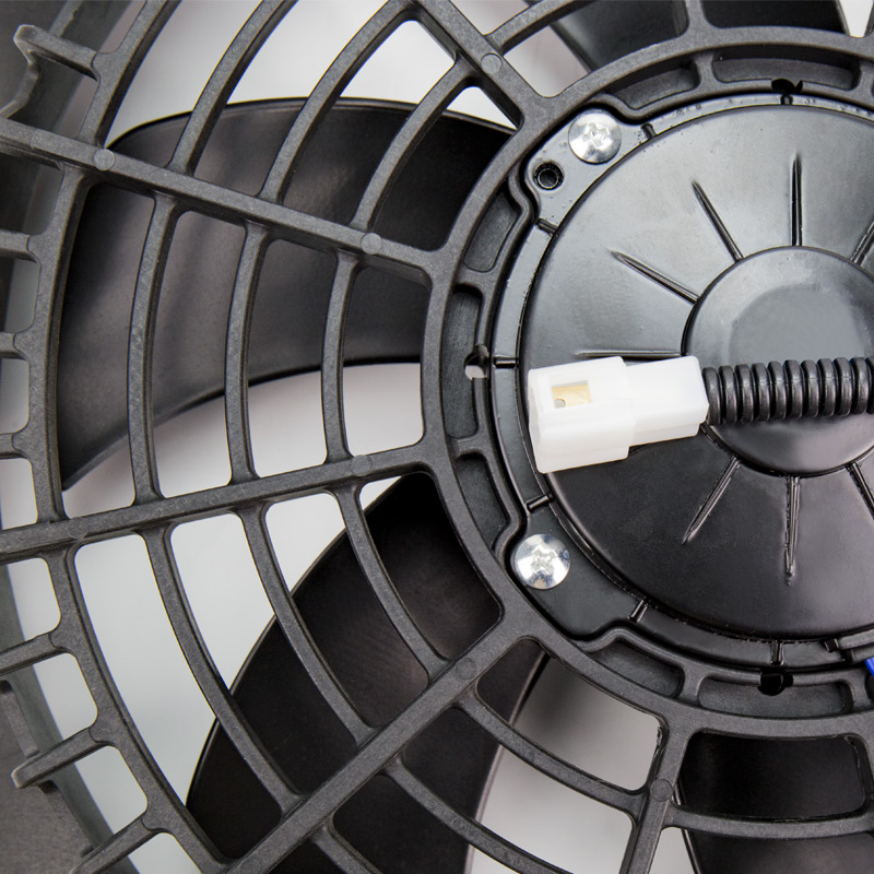 Elektrisk radiator køleblæser 120w 12v 24v bil aircondition kondensator blæser aircondition stangradiator klassisk muskelbil lastbil kondensator