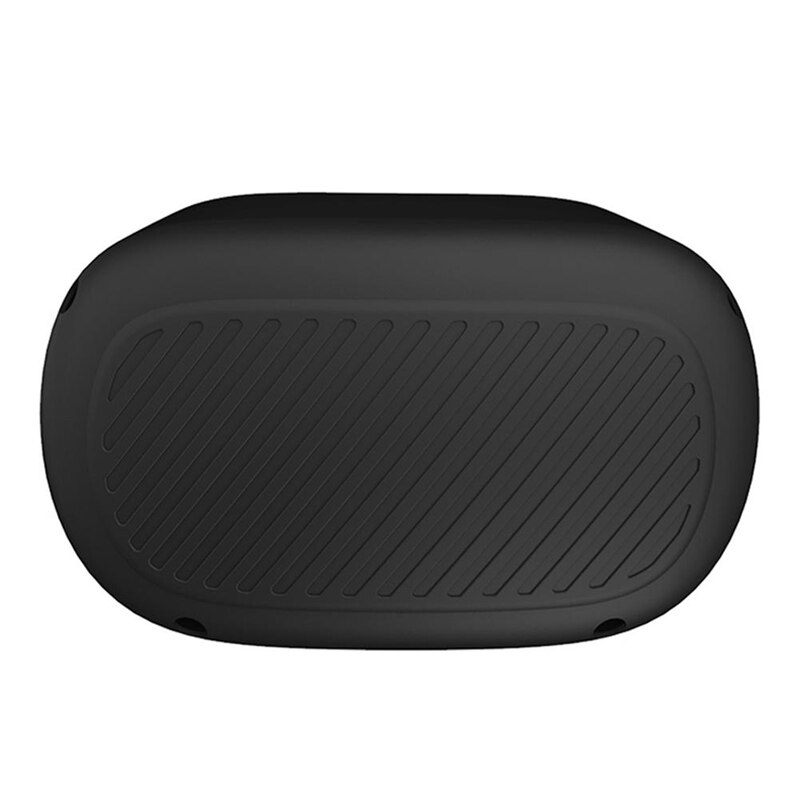 Siliconen Beschermhoes Shell Case Voor Oculus Quest 2 Vr Headset Head Cover Anti-Krassen Vr Accessoires: black