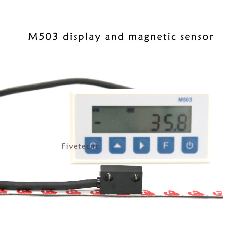M503 Magnetische Display Geïntegreerde Embedded Magneet Tape Sensor Strip Meting Systeem Dro Teller Scherm