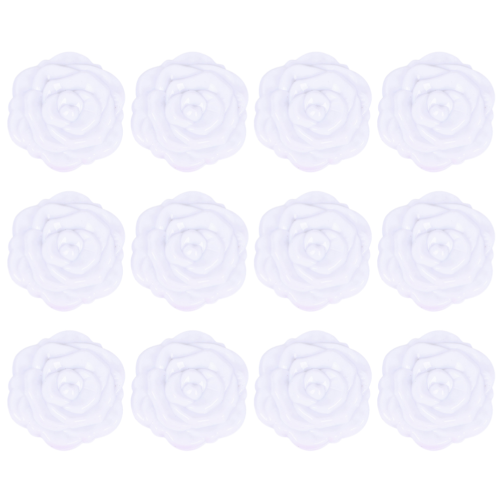 Espejos de maquillaje rosa para niñas, espejos compactos de bolsillo, de doble cara, , 12 Uds.: White