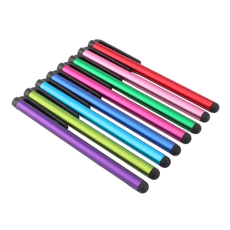 Nova tela de toque capacitivo caneta stylus para iphone ipad ipod touch terno para o telefone inteligente universal tablet caneta toque colorido