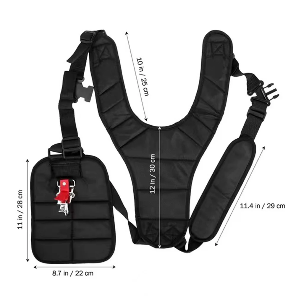 Grasmaaier Tuigriem Verstelbare Grastrimmer Riem Dubbele Schouderriem Arbeidsbesparing Verhoging Maaier Schouderriem