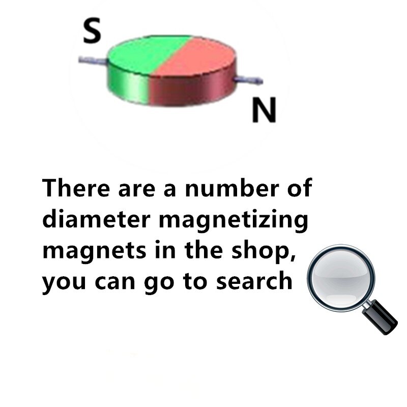 5-100PCS magnetic encoder supporting strong magnetic alnico magnet standard 6x2.5 mm 6*2.5mm for AS5600 AS5045 AS5040 AS5145B