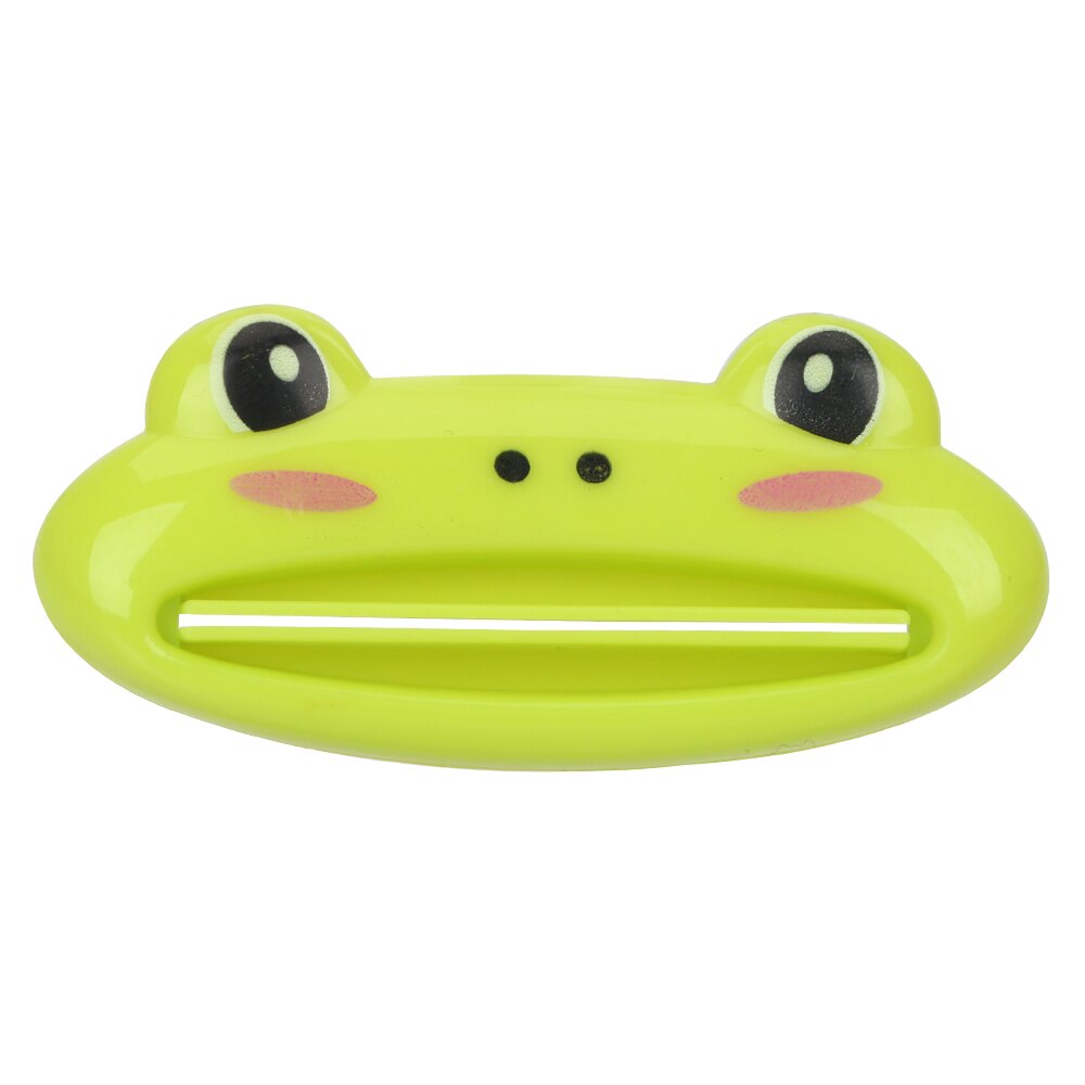 Extruding Toothpaste Clip Easy Cartoon Animals Shaped Cream Tube Squeezer Toothpaste Squeezer Dispenser Bathroom Products: Green