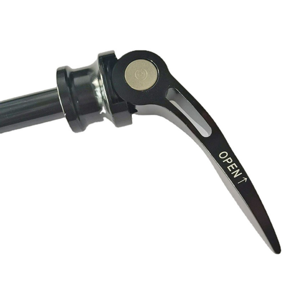 Brocheta de liberación de eje para bicicleta, adaptador de eje pasante de rueda delantera y trasera de aleación negra, accesorios para bicicleta, 10x135, 1 ud.
