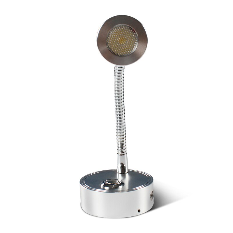 Heyrv 12V/24V 3W Flexibele Plated Slang Licht Verstelbare Leeslamp Led Met Usb-poort Opladen