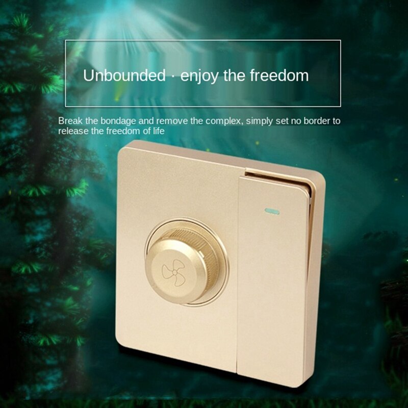 Fan Switch Electric Fan Stepless Speed Regulation with Switch, Ceiling Fan Governor, with Speed Regulation Switch