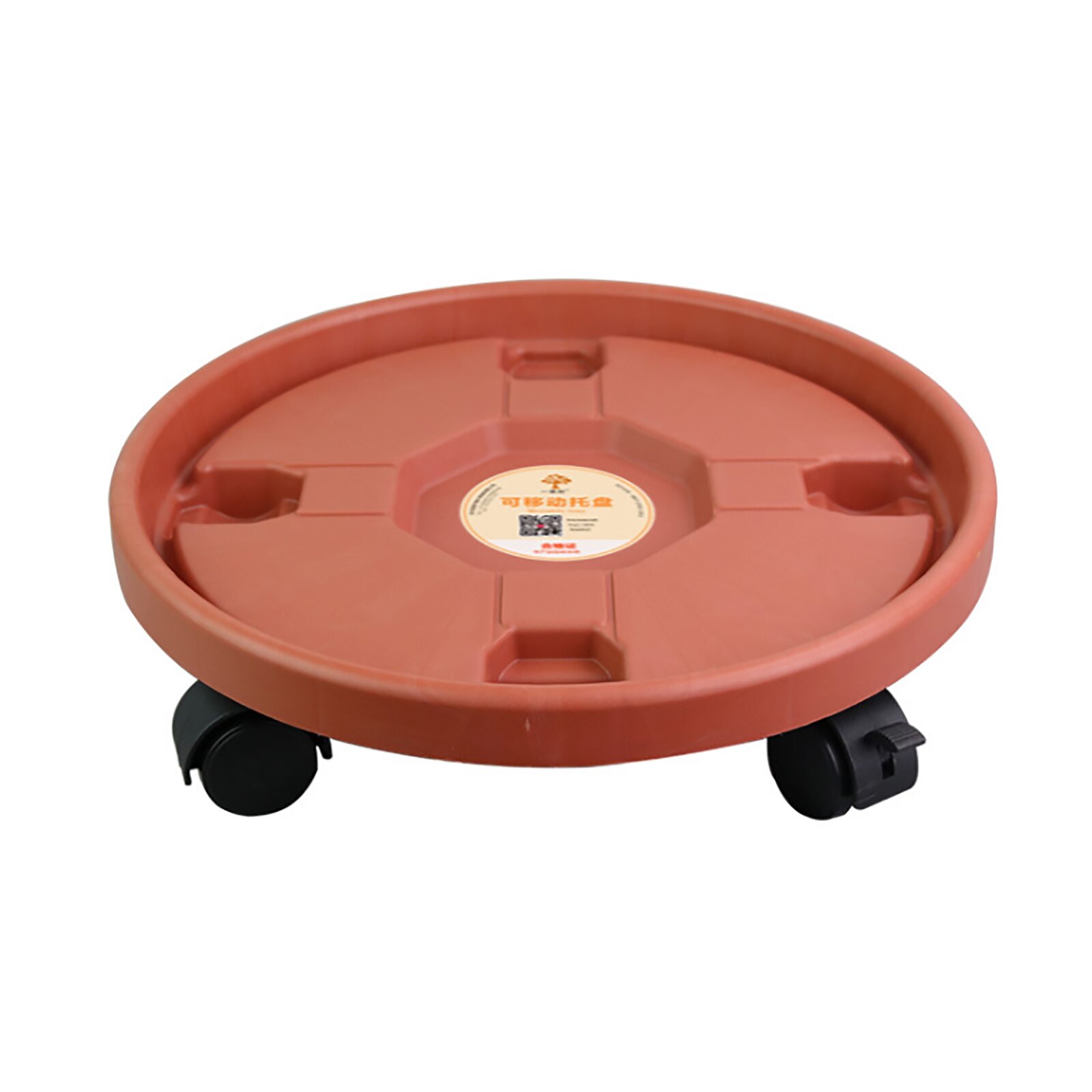 Support de Pot de fleur à roues universelles, support Mobile, plateau Mobile épais, Vase rond amovible avec rouleaux, support pour plantes: Red 330