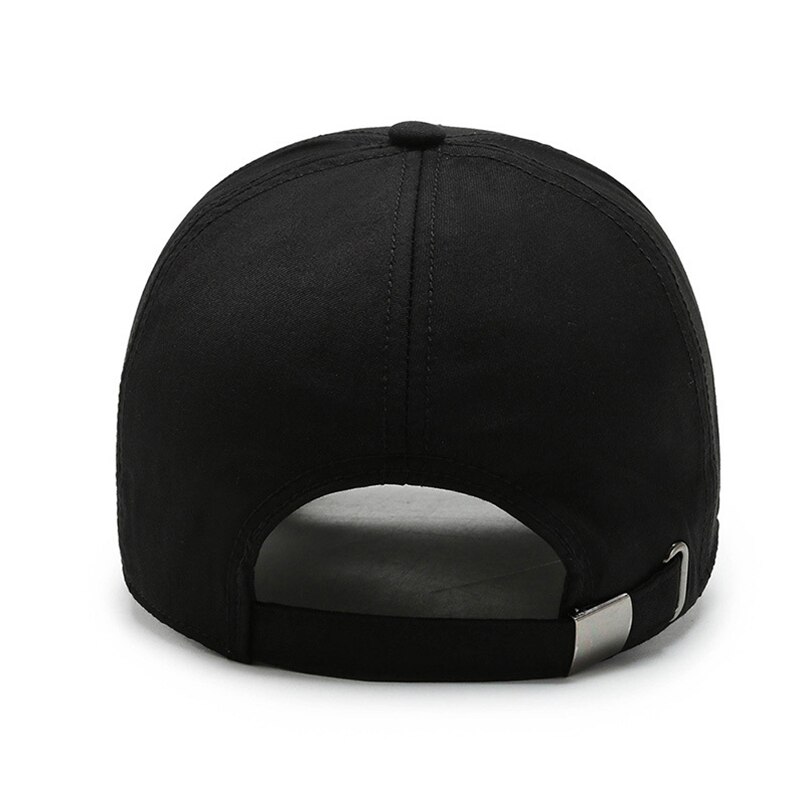 nouveaux hommes casquette de Baseball sport loisirs casquette noir casquette de Baseball couleur unie lettres chapeau de soleil hommes Baseball chapeaux