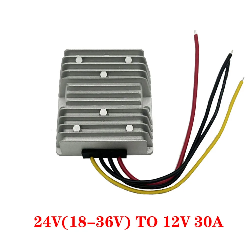 24V CC 36V 48V 60V 72V 18-90V a 12V 10A 20A 30A 40A DC convertidor reductor regulador de voltaje transformador fuente de alimentación del coche: green