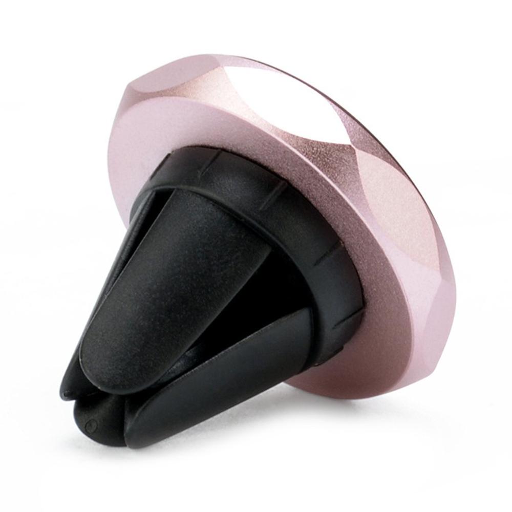 Outlet Beugel Mobiele Telefoon Magneet Beugel Voor Auto Airconditioner Luchtvaart Aluminium Magnesium Legering Materiaal Ruit: rose gold