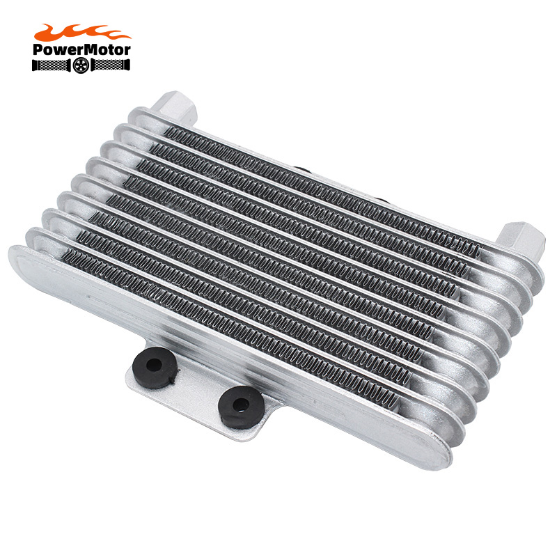 Moto Oliekoeler Motorfiets Radiator Fit Koelmotor Aluminium 125Ml 125cc-250cc Adapter Motocross Olie Koeler Crossmotor Atv