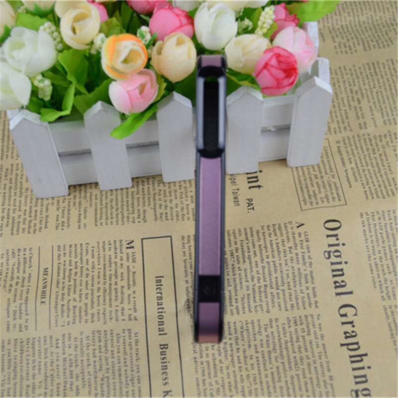 Clearance Luxury Aluminum Bumper Frame For Apple iPhone 4 4S Hybrid Cover Frame Multi Color Capas
