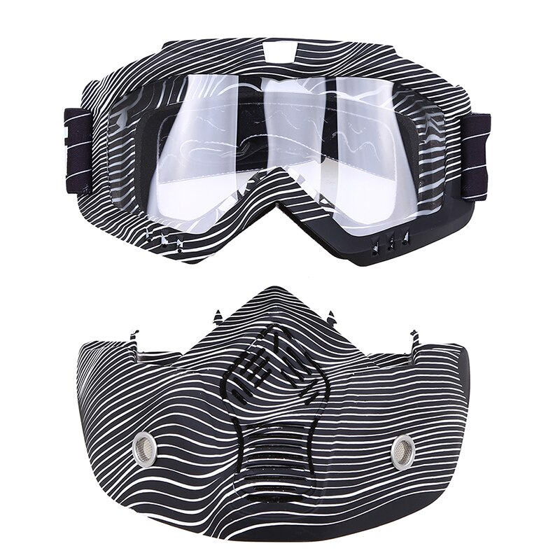 Motorcykelglasögon motorcross skidglasögon vindtät utomhus solglasögon skoter smutscykel snöskoter mask glasögon tillbehör: Typ 13