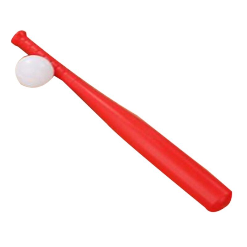 Juego al aire libre de plástico bate de béisbol de juguete bate: Red