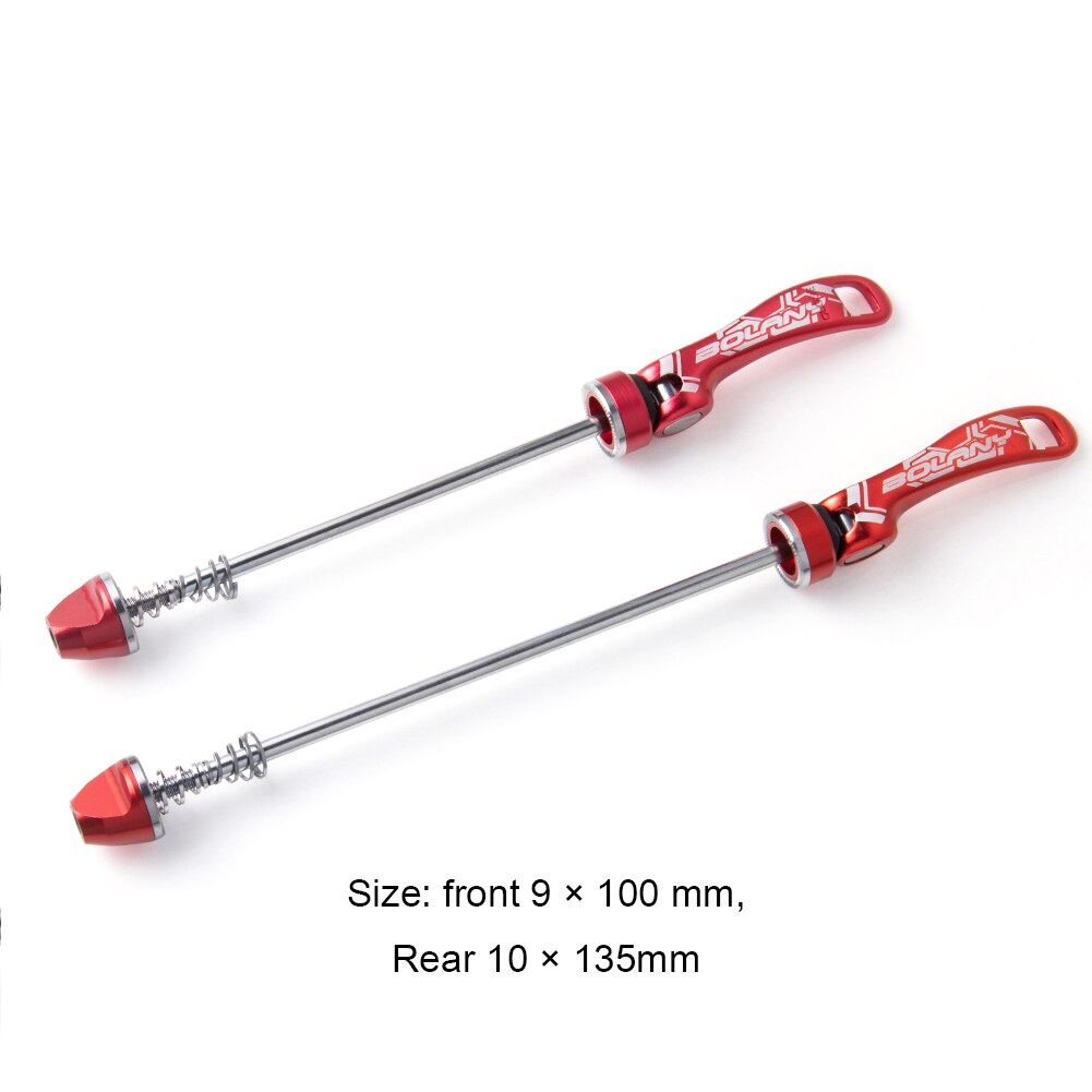 Quick Release Skewer Lever Mountain Bike Aluminum Bicycle Wheel Hub Parts QR Mountain Bikes Skewer Lever MTB Accessories: Red