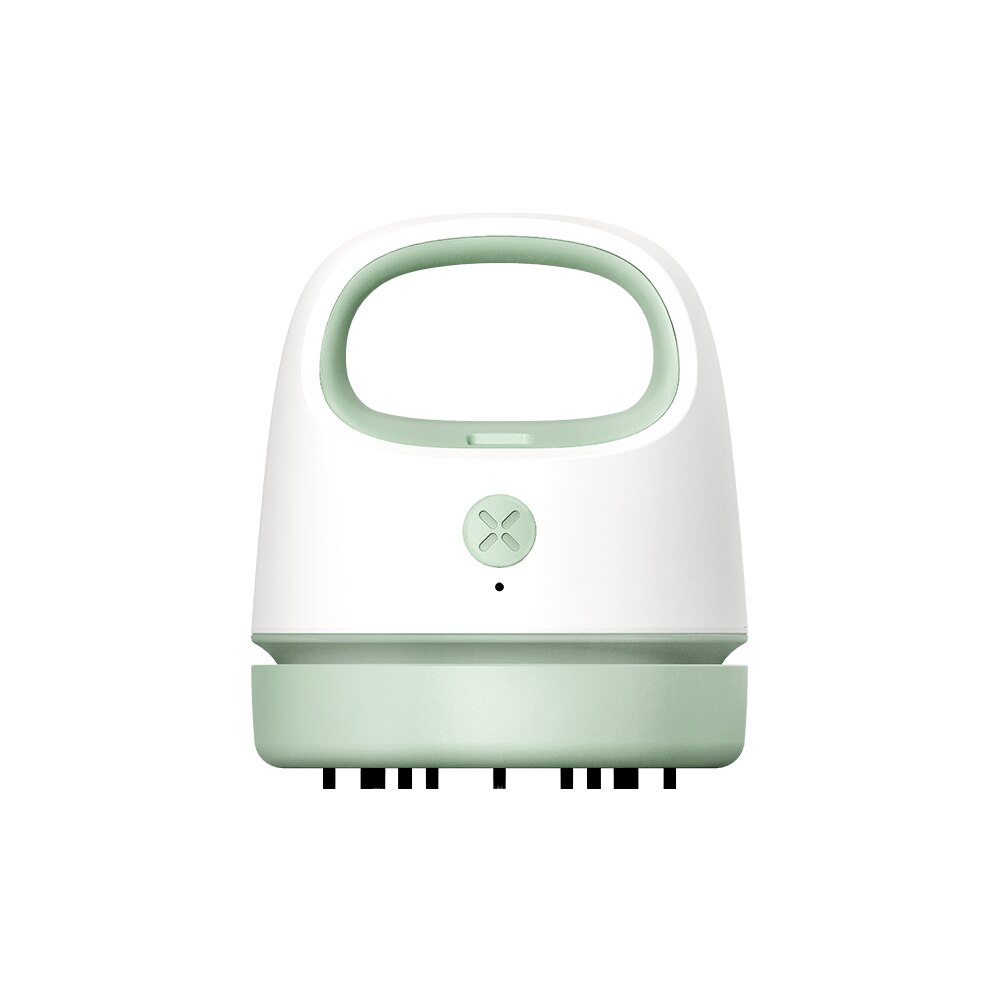 MINI aspirateur de Table sans fil, balayeuse de poussière, collecteur de miettes, gomme de rasage, gadget de nettoyage,: GREEN