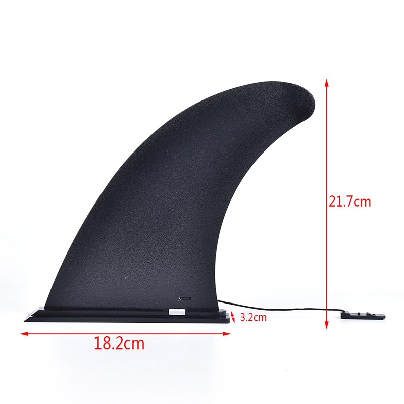 Surf Water Wave Fin SUP Accessory Stablizer Stand Up Paddle Board Surfboard Slide-in Central Fin Side Fin Black: A