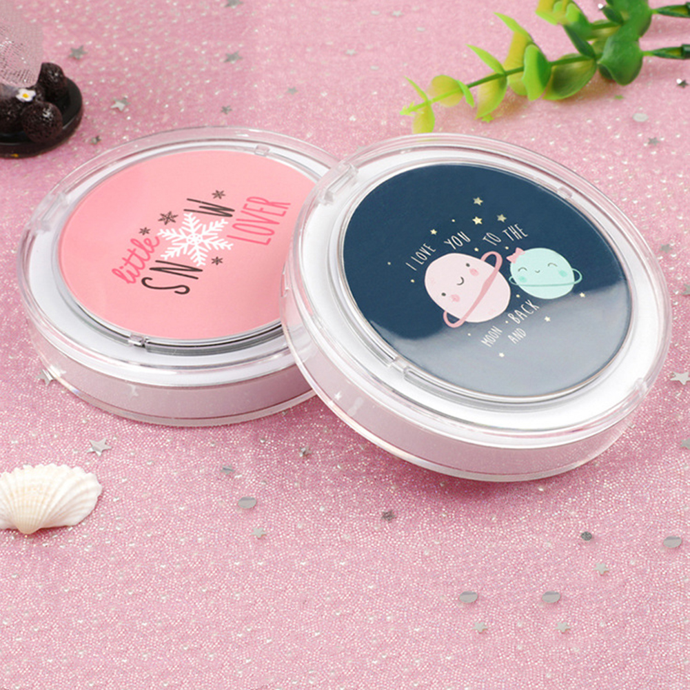 LED Mini Makeup Mirror Hand Held Fold Small Portable Micro USB Connect Cable Chargeableable Cosmetic Mirror