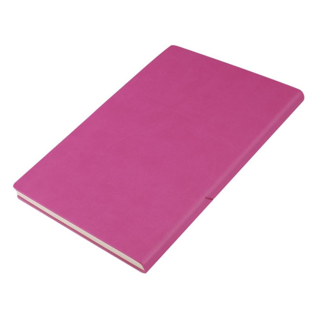 Carnet de notes en cuir souple de première pour ordinateur Portable A5: Rose
