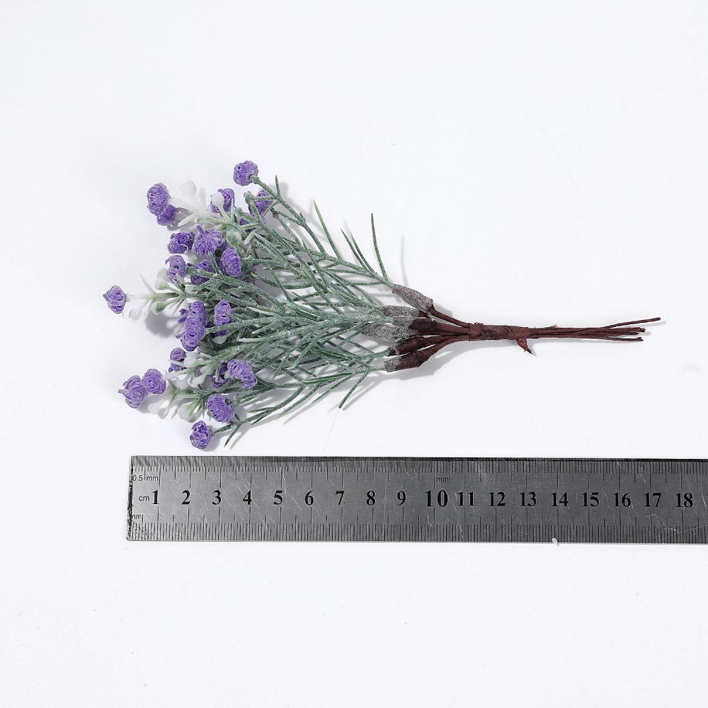 6 Stuks Kunstbloemen Lavendel Bloemen Boeket Voor Wedding Party Home Decoration Diy Krans Muur Tuin Decoratie Accessoires