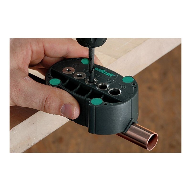 WOLFCRAFT 4685000-Accumobil Guide de perçage mobile diam 4 5 6 8 10mm