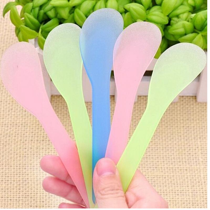 10Pc/lot DIY Face Mask Spoon Facial Mask Stick Cosmetic Spatula Scoop Beauty Makeup Sticks Mud Mixing Tools