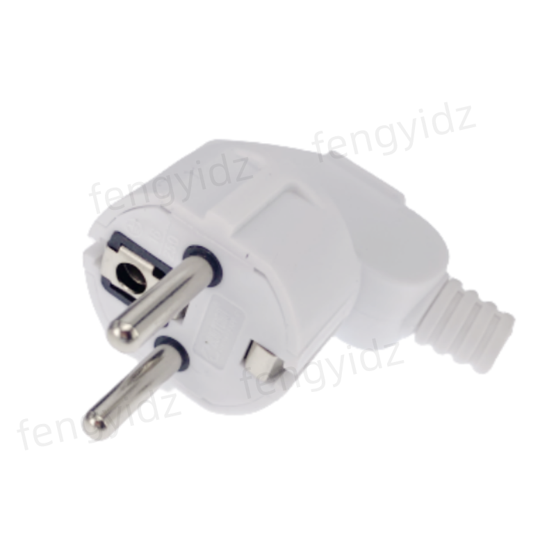 16A EU 4,8mm AC Elektrische Energie Wiederaufladbare Stecker Stecker für Draht Steckdosen Steckdosen Adapter Verlängerung Kabel Stecker