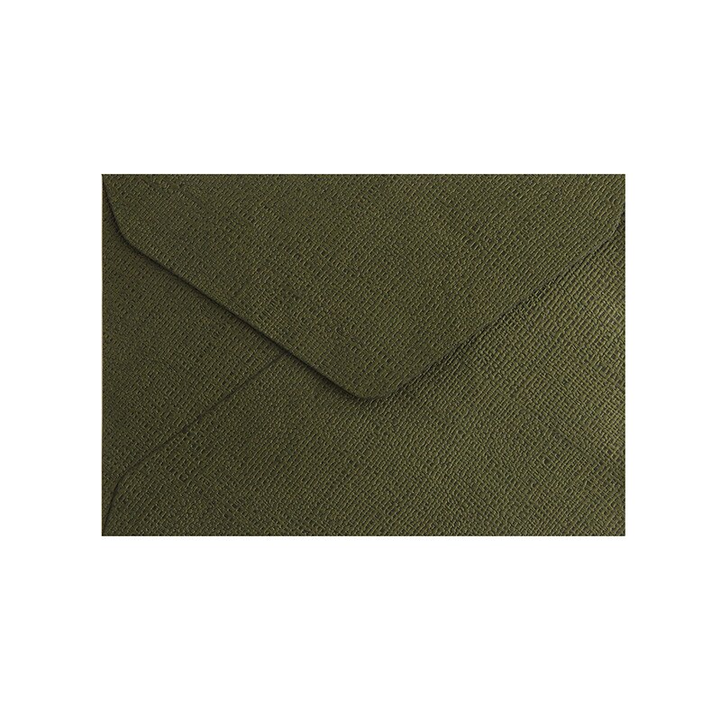 (10 stk./parti) specialpapir vintage konvolutter i western-stil linned: Grøn