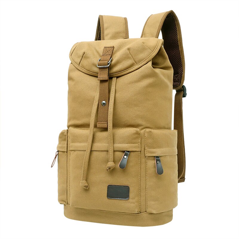 Didabear Canvas Rugzak Mannen Rugzakken Grote Mannelijke Mochilas Casual Schooltas Voor Tieners Jongens Mannen Rugzak Rugzak: Khaki