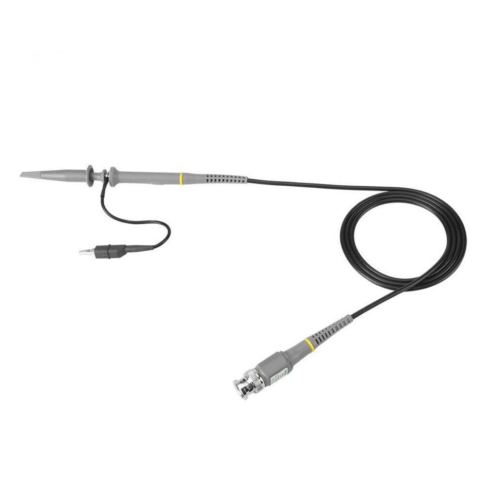 Sonda de osciloscopio P6100, 100MHz, 1X 10X, pinza de cocodrilo, prueba de atenuación de bajo rendimiento pasivo, para Hantek Rigol UNI-T, 2 uds.