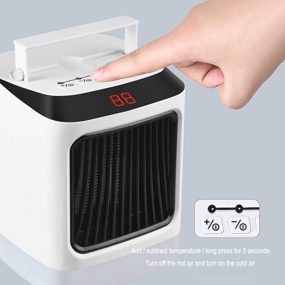 Multifunctionele kleine huishoudelijke desktop afstandsbediening kachel draagbare verwarming snelkoppeling elektrische kachel