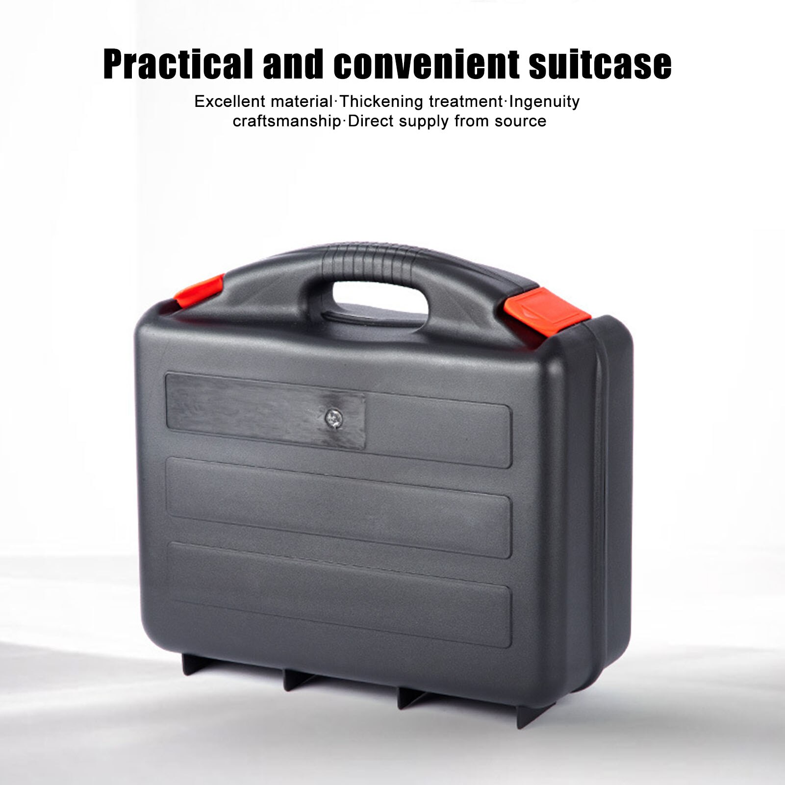 Portable Tool Box Large-Capacity Double Buckle Thickened Toolbox Portable Handle Practical Box For Engineers Technicians
