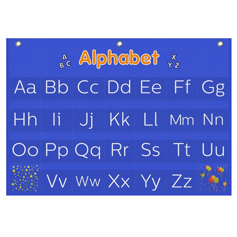 Alfabet Pocket Grafiek Woord Erkenning Pocket Grafiek Abc Alfabet Pocket Grafiek Kids Educatief Tool Met Alfabet Kaart