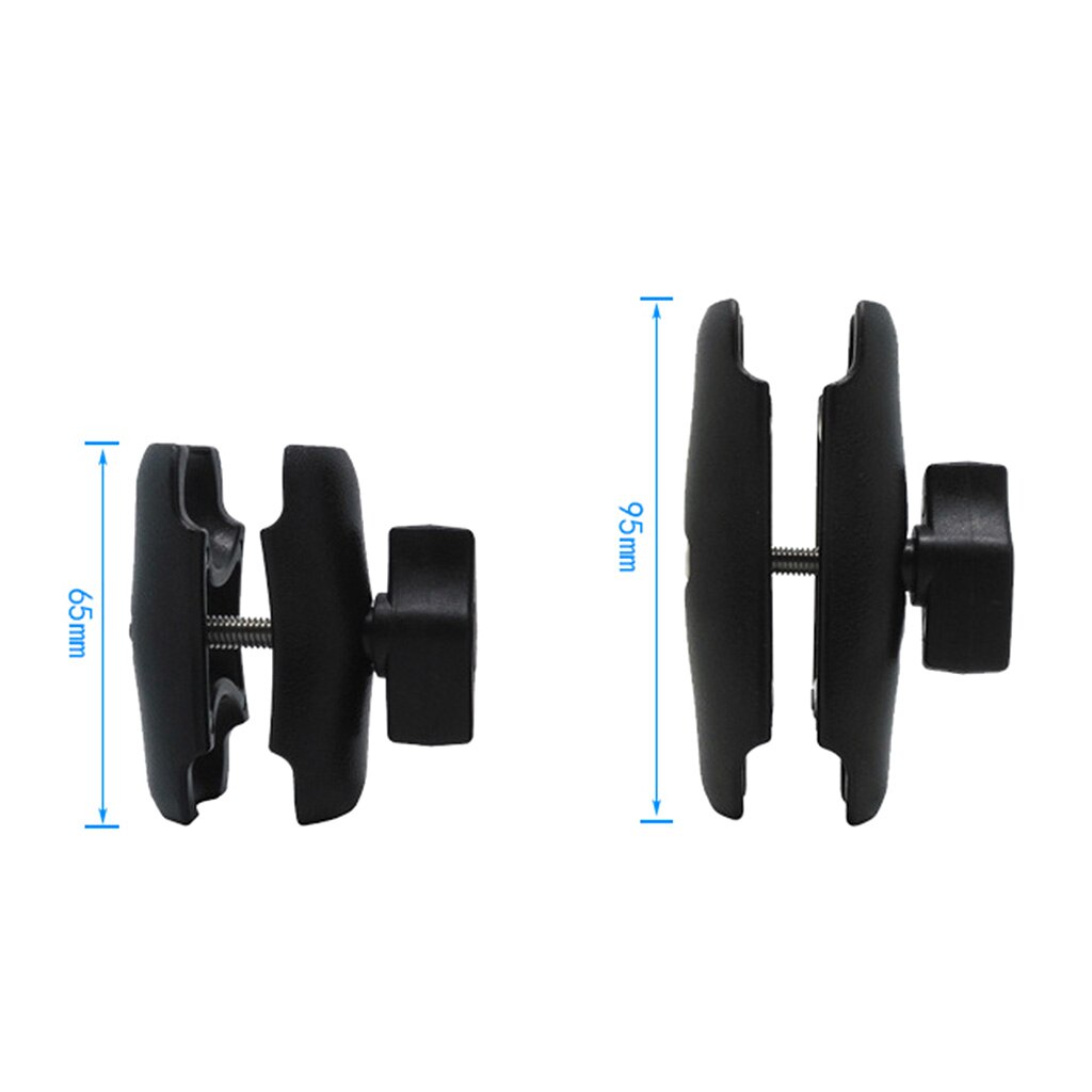 65mm o 95mm brazo de doble toma largo corto para Bases de bola de 1 pulgada para Gopro Cámara bicicleta motocicleta soporte de teléfono para montaje de Ram