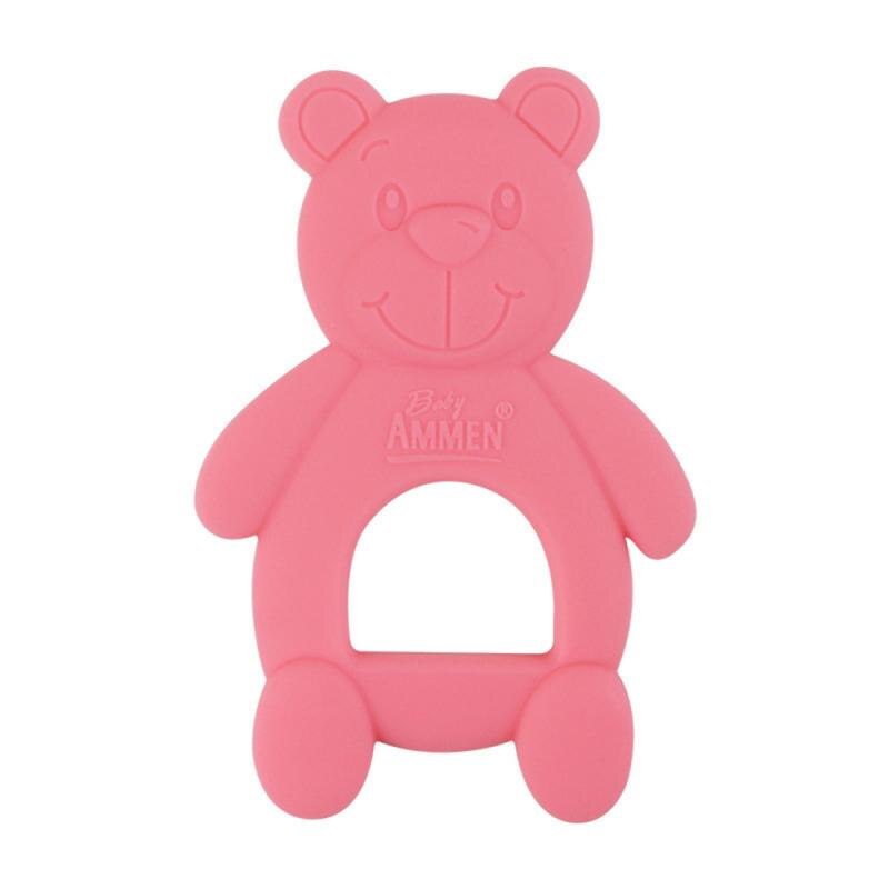 1pc Del bambino Teether dell'orso Del silicone Bastone Molare Morso Del bambino