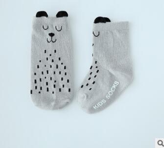 Baby Socks Infant Socks for boy/Girls Newborns Socks for Princess Xmas Birthday for Baby calcetines Ankle Sock 3D: grey / 0 to 24m