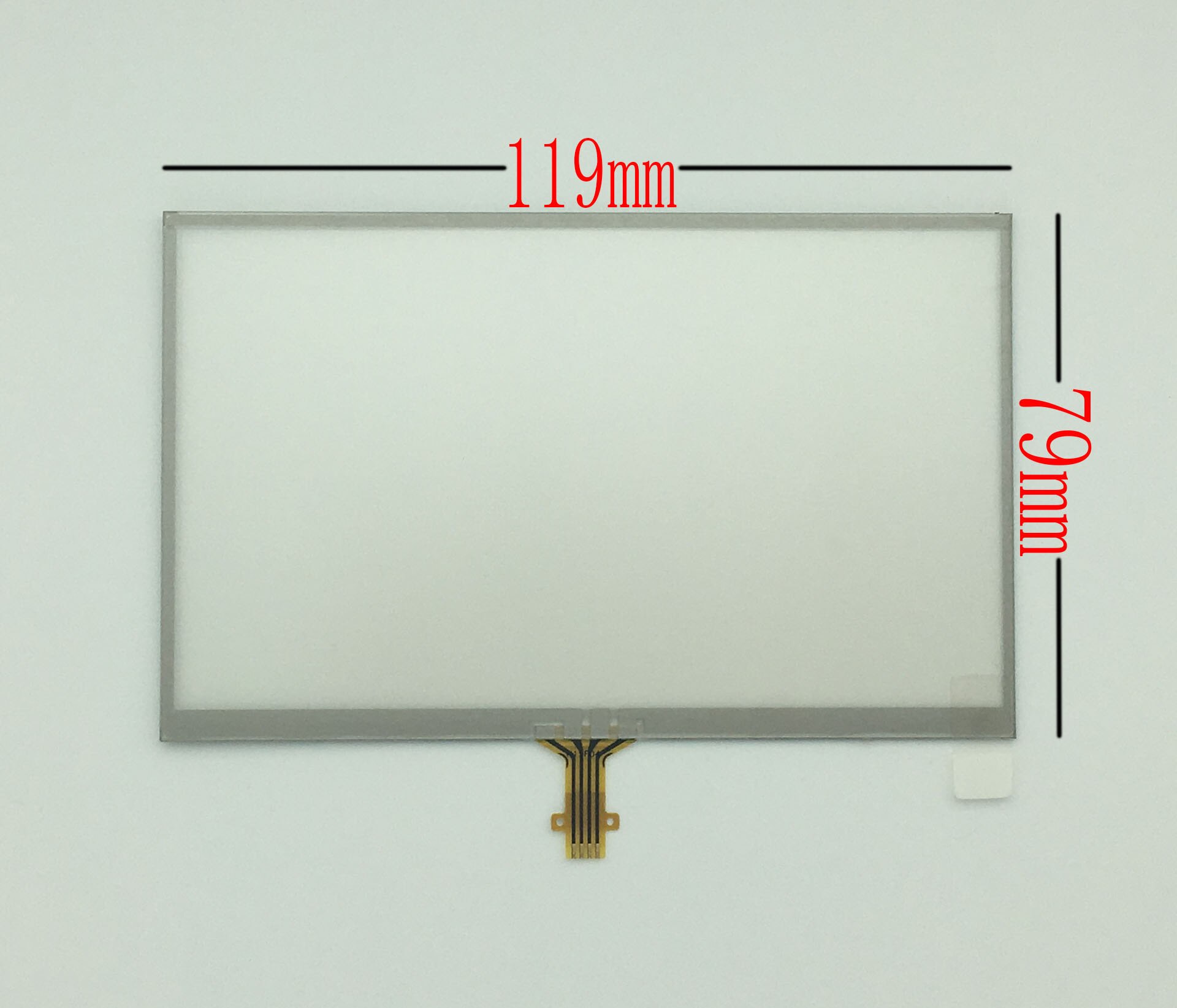 5-inch 4-wire resistive touch screen panel digitizer 119x72